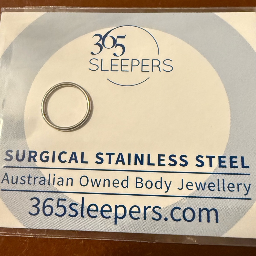365sleepers SURGICAL STAINLESS STEEL Body Jewelry single Earring NEW
